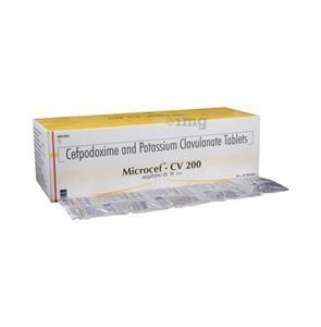 Microcef CV 200 mg Tablet