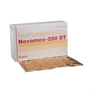 Novamox DT 250 mg Tablet