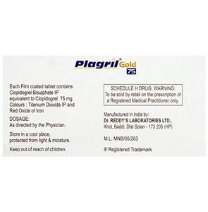 Plagril Gold 75 mg Tablet