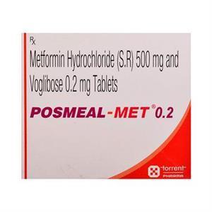 Posmeal Met 0.2 mg Tablet