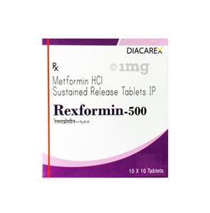 Rexformin 500 mg Tablet