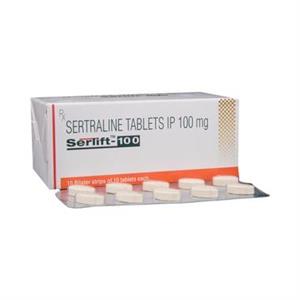 Serlift 100 mg Tablet