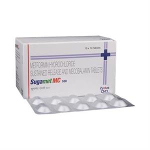 Sugamet MC 500 mg Tablet