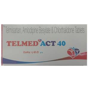 Telmed ACT 40 mg Tablet