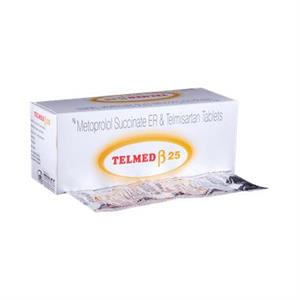 Telmed Beta 25 mg Tablet