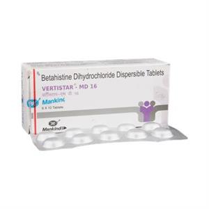 Vertistar MD 16 mg Tablet : Buy, Uses, Composition, Substitutes by Mankind  Pharma Ltd | Pasumai Pharmacy