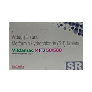 Vildamac M SR 50/500 mg Tablet