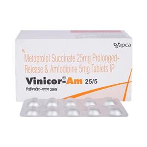 Vinicor AM 25/5 mg Tablet