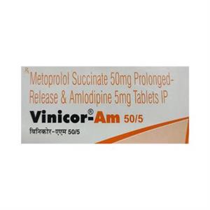 Vinicor AM 50/5 mg Tablet