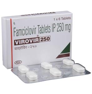 Virovir 250 mg Tablet