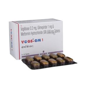 Vogs gm 1 mg Tablet