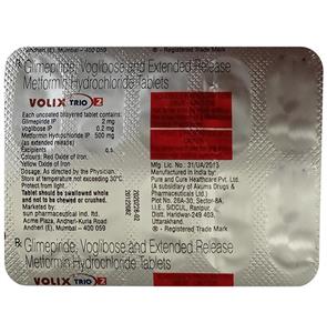 Volix Trio 2 mg Tablet