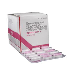Zoryl MP 1 mg Tablet