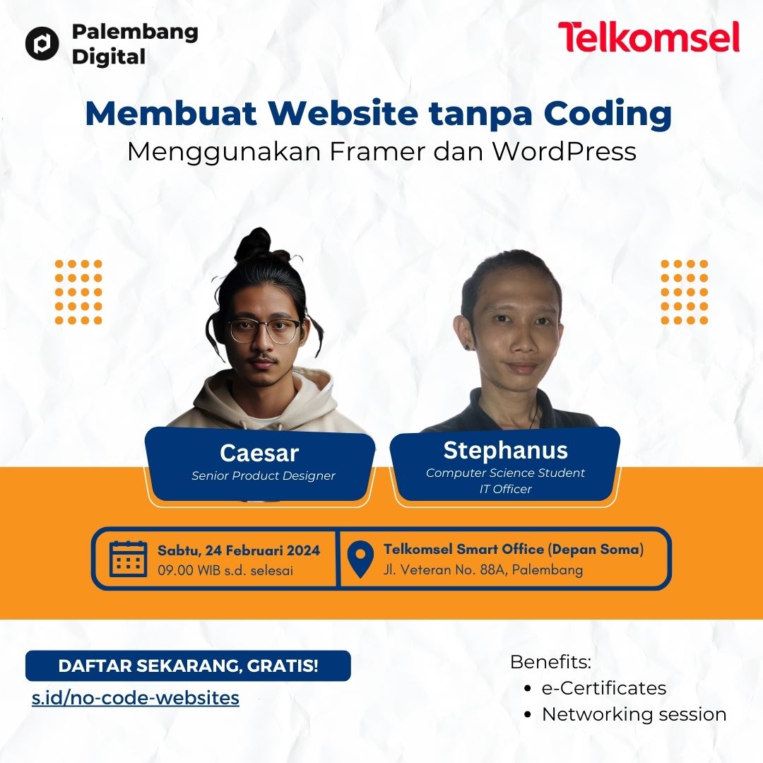 Meetup: Build websites without coding using Framer and WordPress