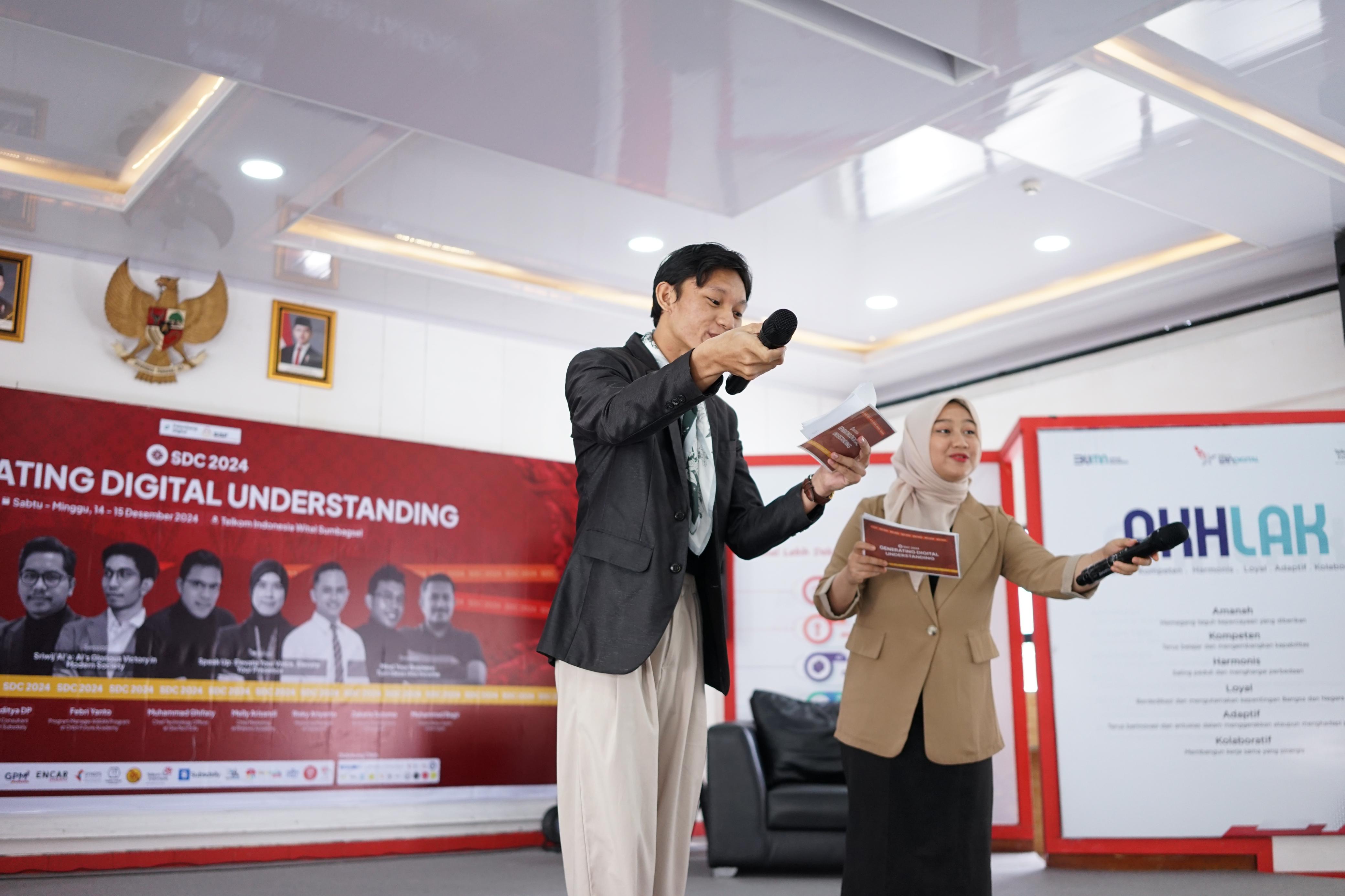 Masters of ceremony in action