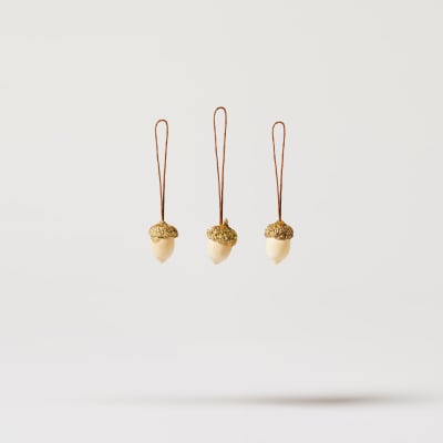 Gold acorns