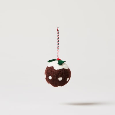 Wool Christmas pudding