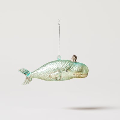 glass victorian whale