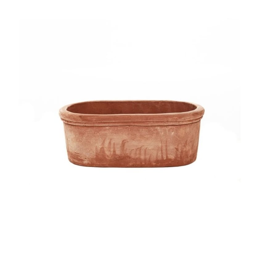 Oval terracotta trough — Pots Patch