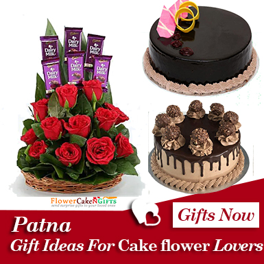 Send Online 4kg 3 tier Chocolate cake Order Delivery | flowercakengifts