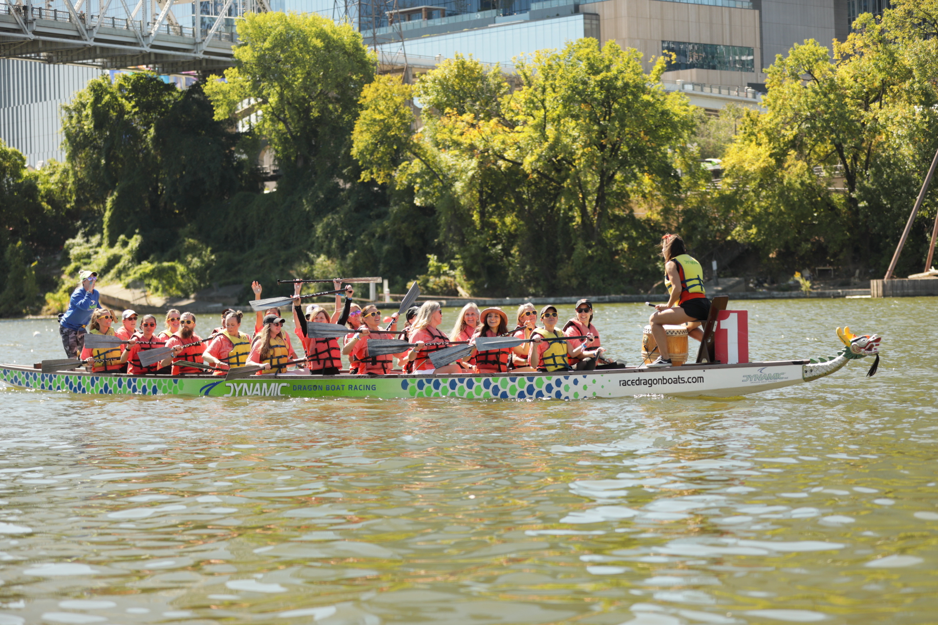 dragon boat racers