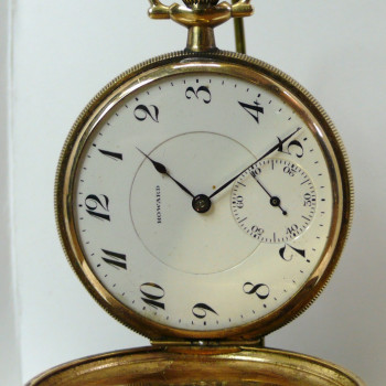 Circa 1916 Howard Antique Gold Pocket Watch