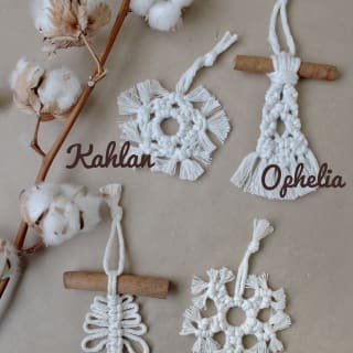 Boho Christmas Ornament