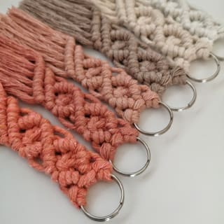 Macrame keychain