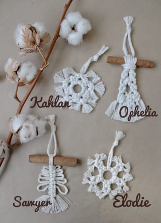 Boho Christmas Ornament