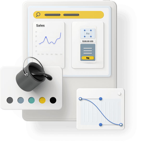 3d demonstration a payge.io payment page on a tablet