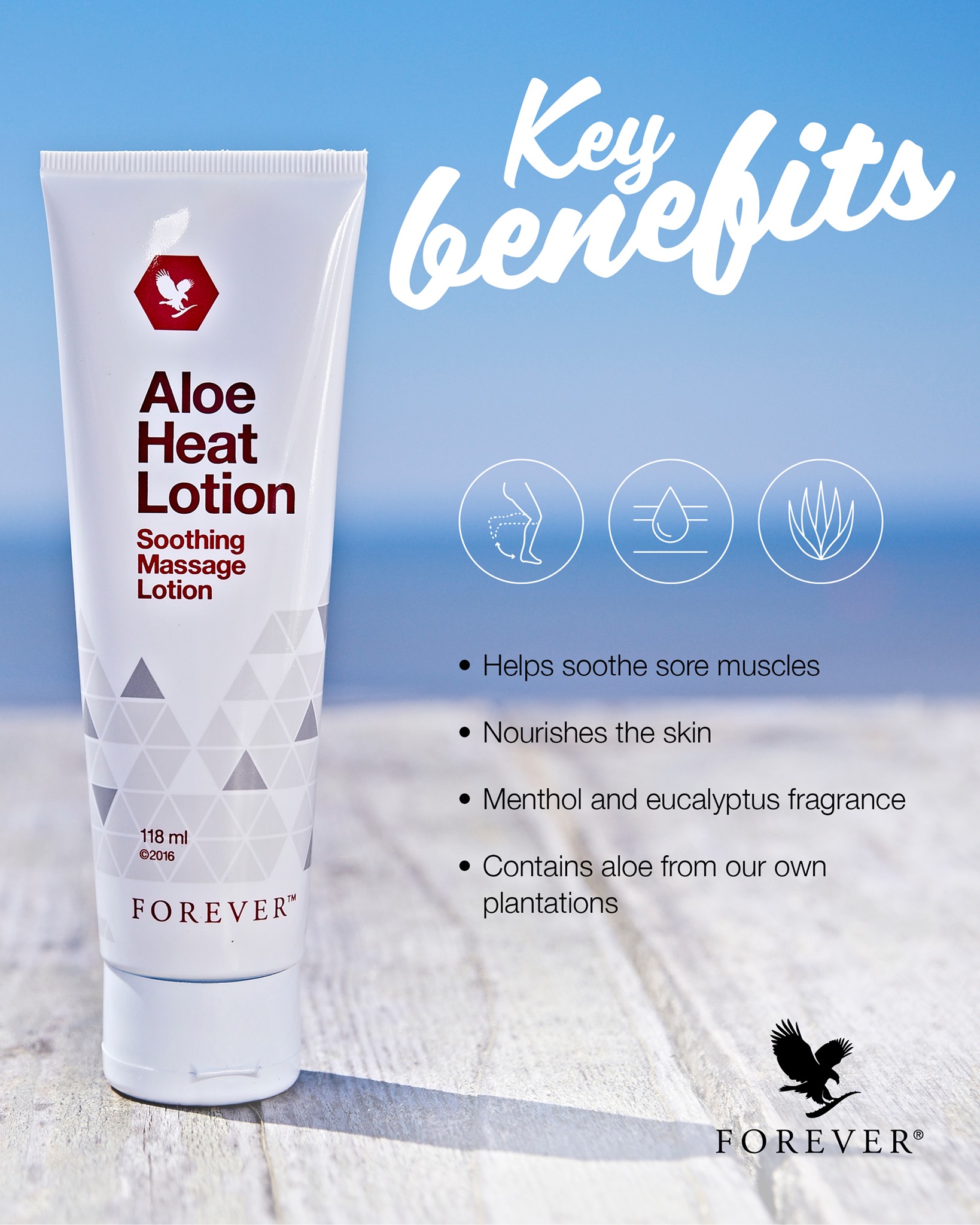 Forever Aloe Heat Lotion