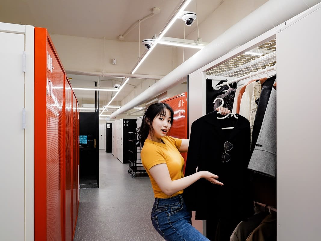 편안창고 출입구 외관 상가건물 입점 방화문 화재안전 개인창고, 공유창고, 보관이사
