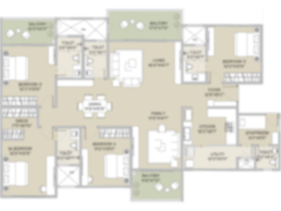 Image 4 BHK rxcsfi
