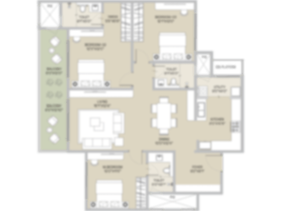 Image 3 BHK Luxe fuuwdf