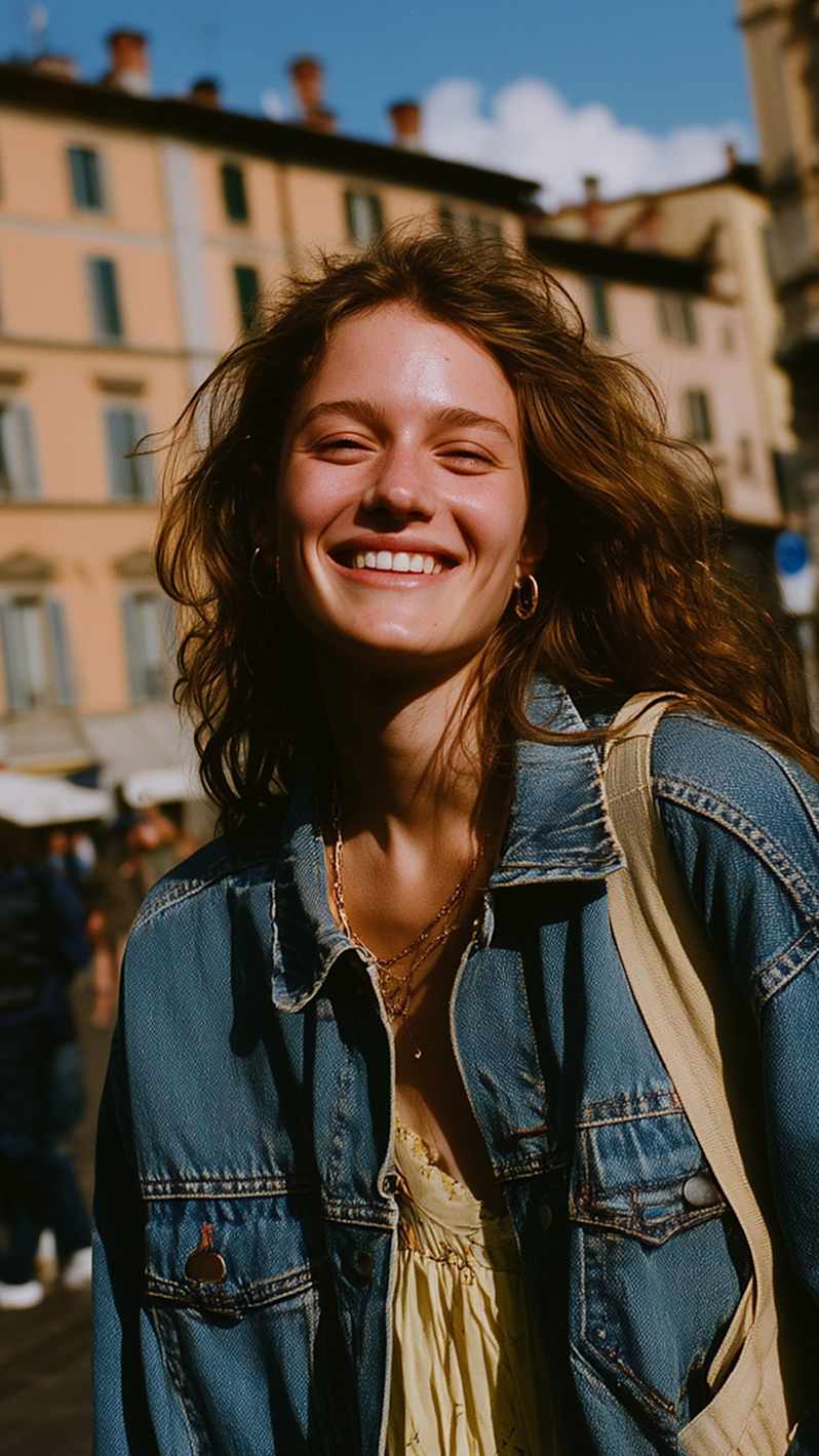 Smiling young woman