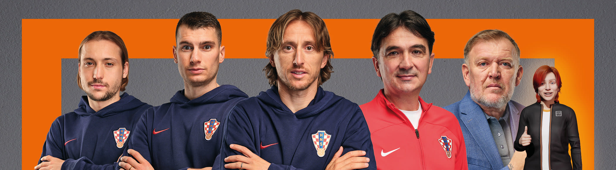 Majer, Livaković, Modrić, Dalić and Prosinečki.