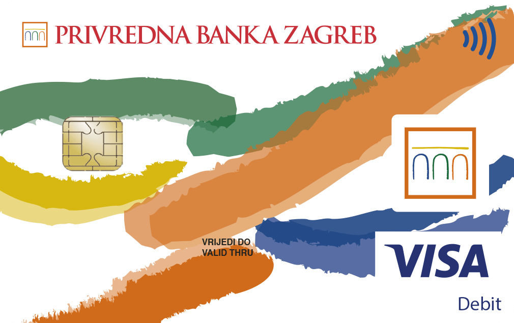 The Visa Inspire Card of a current account