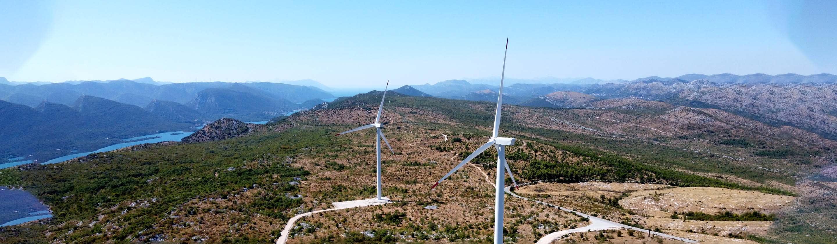 two wind farms in Croatia