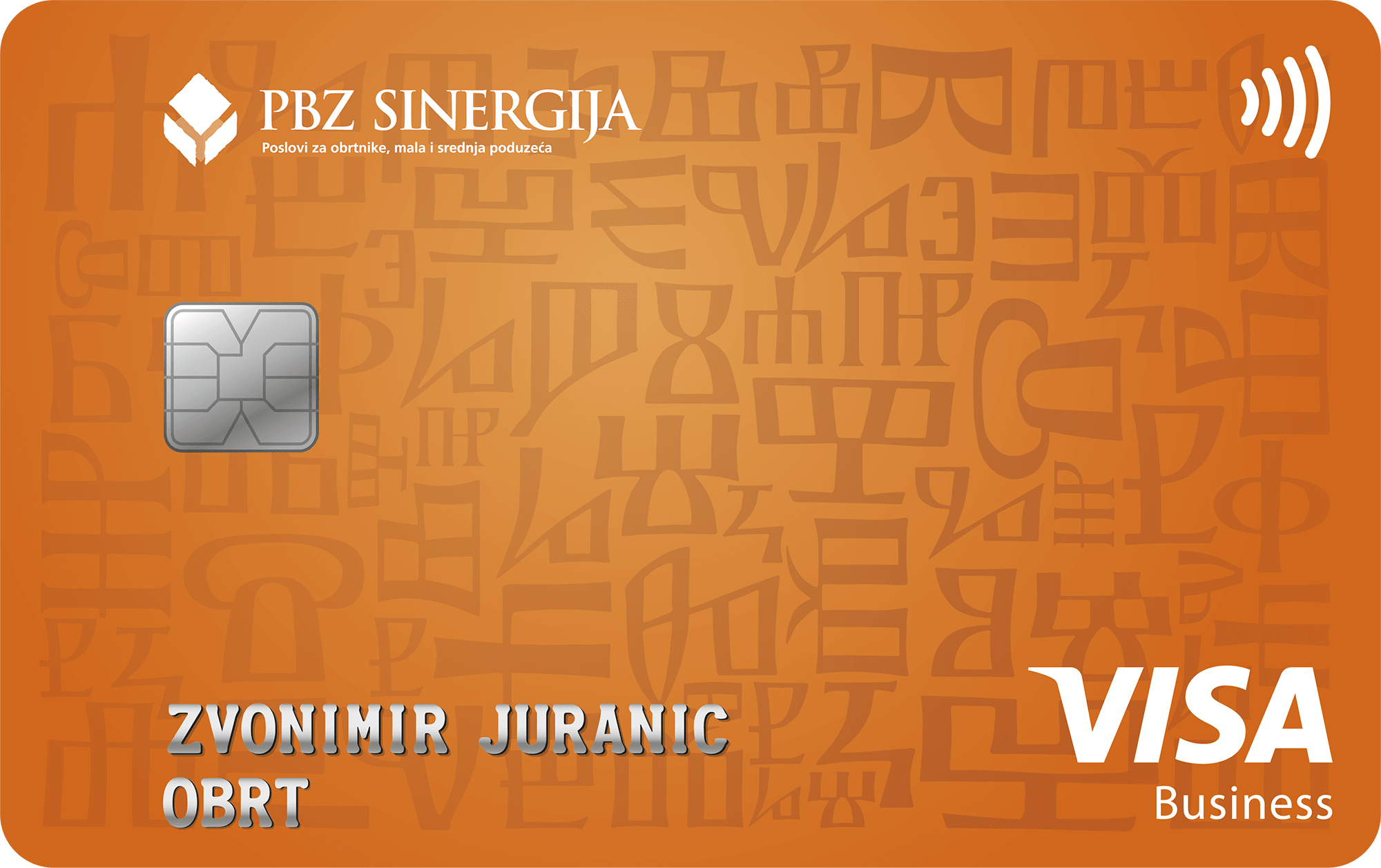 Visa card for craftsmen
