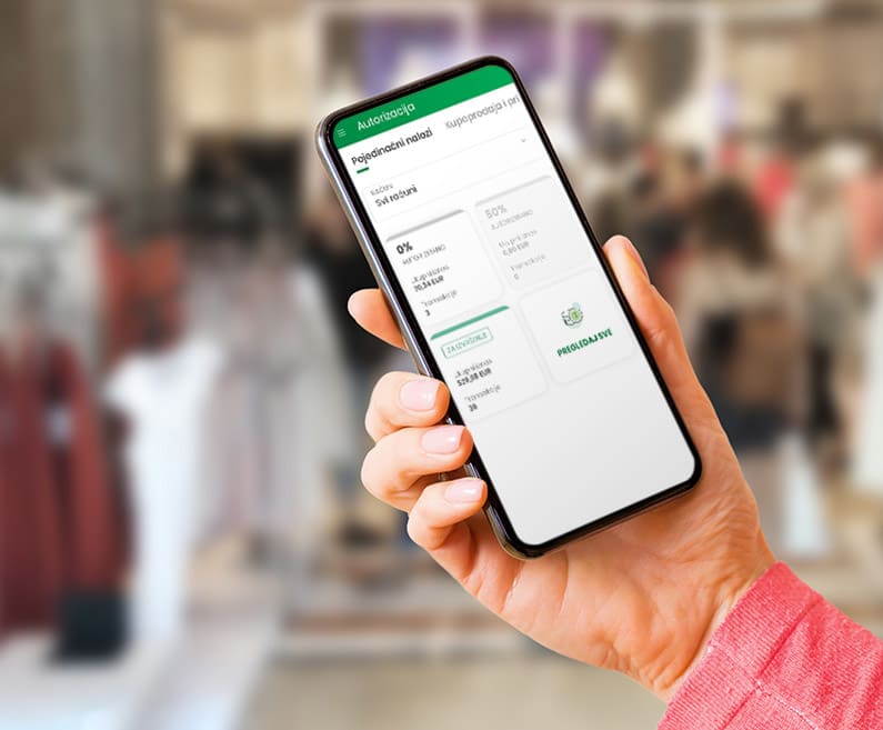 Autorizacija naloga putem mobilne aplikacije
