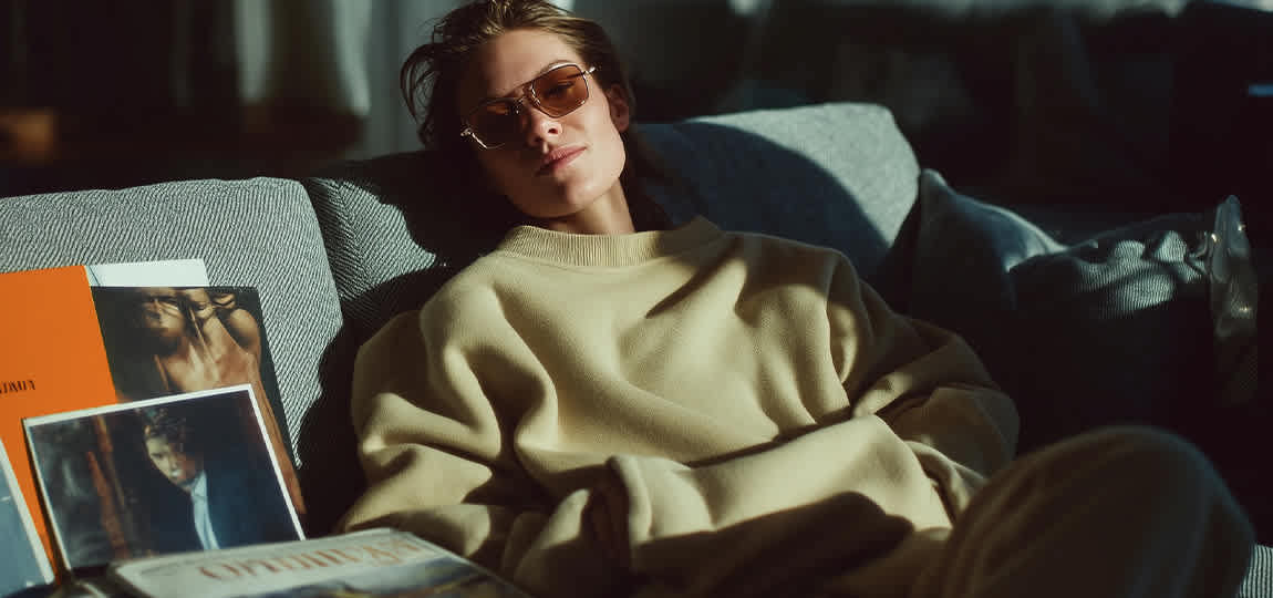 Žena u naslonjaču.