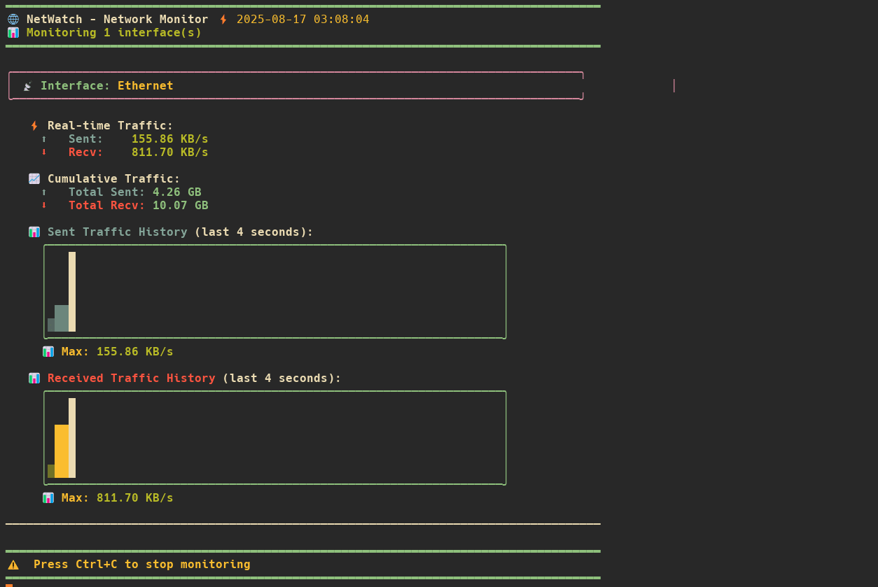 NetWatch - Monitor de Red