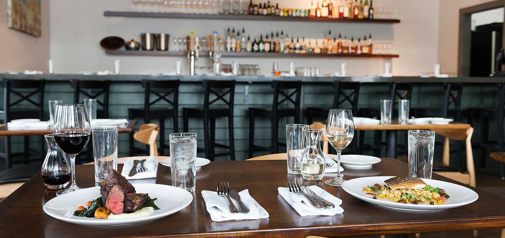 Twisted Fern presents Striped Bass with Farro Risotto and Marinated Carrots Image