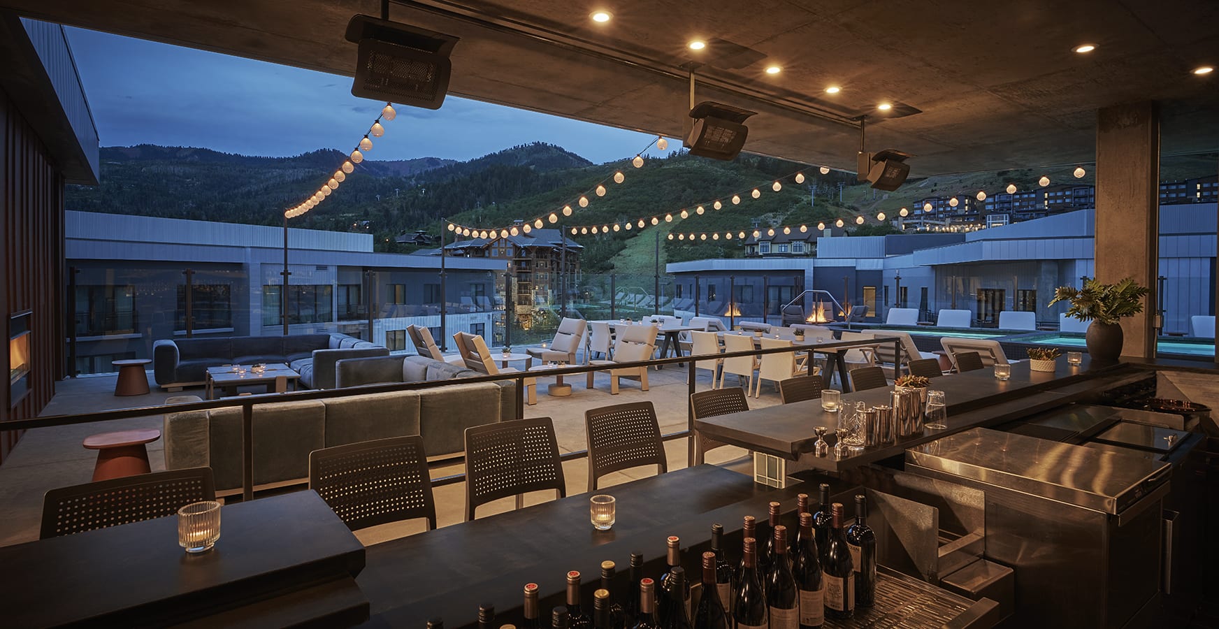 Pool House Bar and Grill, Pendry Park City