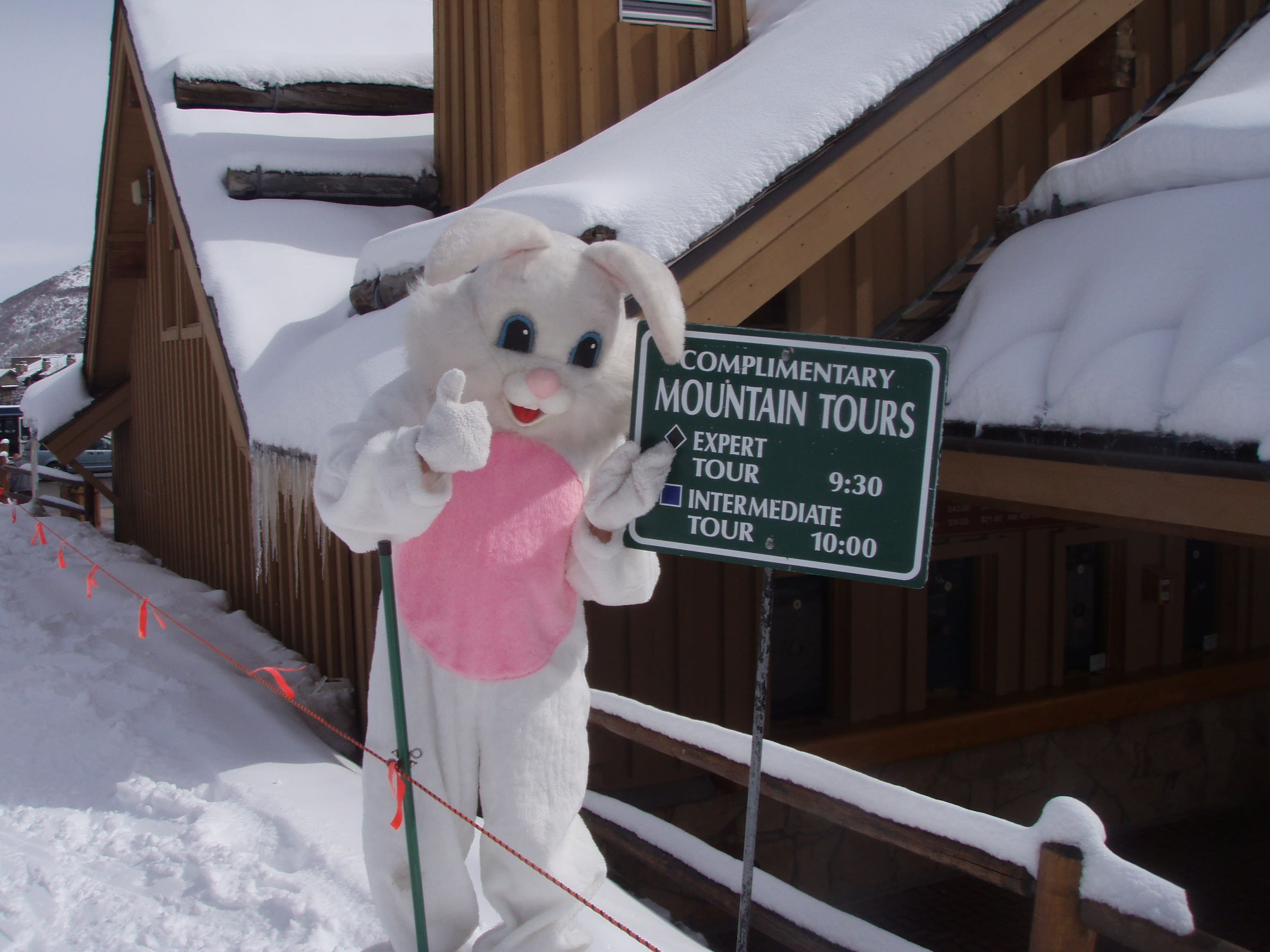 Easter Bunny at Deer Valley