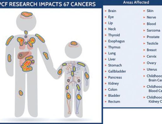 PCF research impacts 67 other cancers