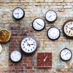 clocks on a wall