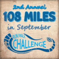 108 Miles in September Run/Walk Challenge