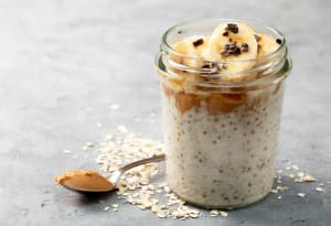 Banana Bread Overnight Oats