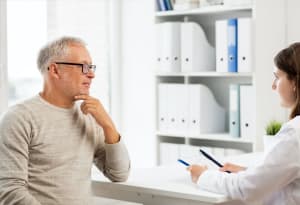 Discussion with doctor